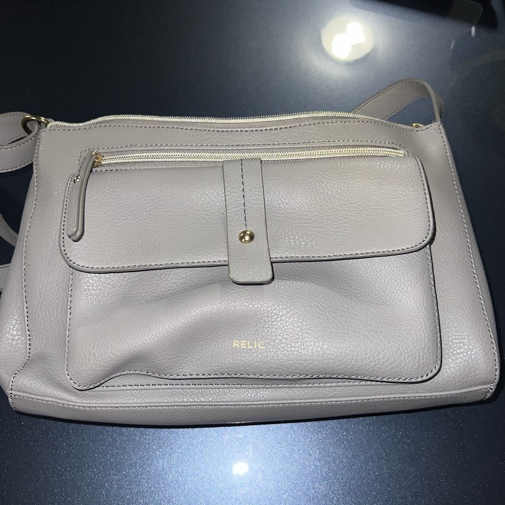 Relic Light Grey Purse Multi Pocket Medium‎ Sized